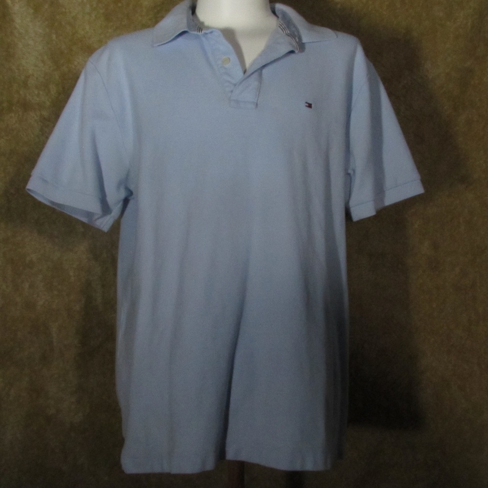 TOMMY HILFIGER Polo Mens Size Large